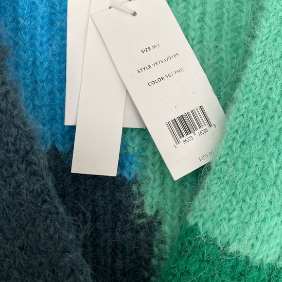 VINCE
Mohair & Alpaca Intarsia Wave Cardigan - Picture 2 of 8